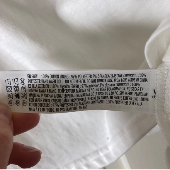 English Factory Short Dress with Daisy Tie - Picture 4 of 4